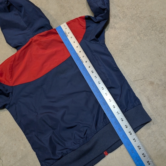 VTG Nike US Olympic Team Adult XS Full Zip Windrunner Red Blue Hooded - Picture 7 of 7